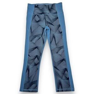 Under Armour Women’s HeatGear Geometric Capri Leggings Blue Size Small